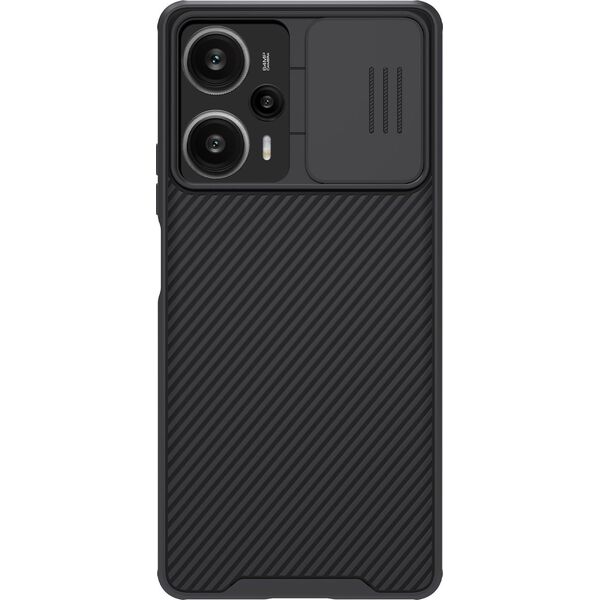 Nillkin Pancerne etui Xiaomi Redmi Note 12 Turbo / Xiaomi Poco F5 z osłoną na aparat Nillkin CamShield Pro Case - czarne 12982100 6902048264045