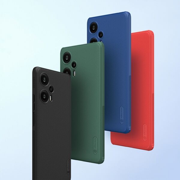 Nillkin Pancerne etui Xiaomi Redmi Note 12 Turbo / Xiaomi Poco F5 pancerny pokrowiec Nillkin Super Frosted Shield Pro - czarne 12982102 6902048263949