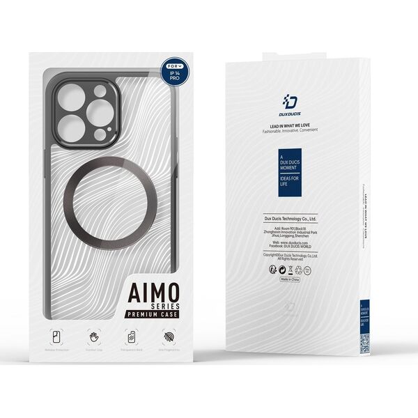 DUXDUCIS Etui Dux Ducis Aimo Mag MagSafe Apple iPhone 14 Pro czarne 12982127 6934913028162