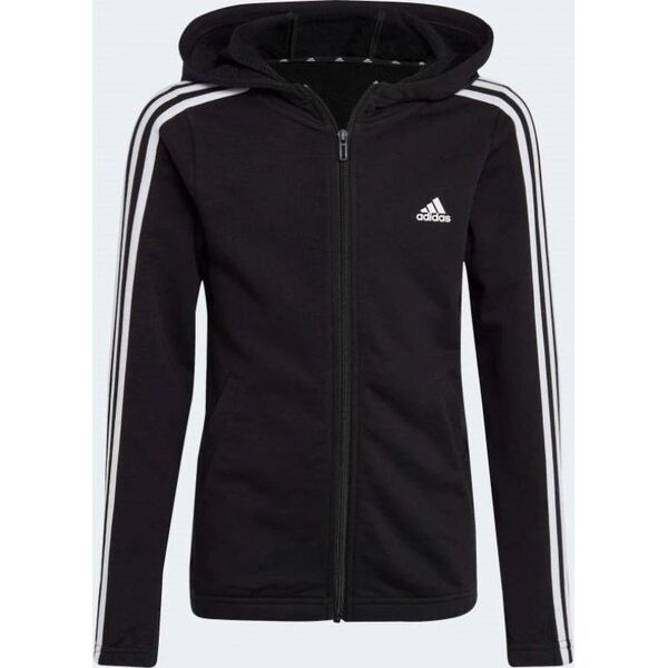 Adidas Bluza adidas Essentials 3 Stripes Full-Zip Hoodie Jr IC3634 12989304 4066752437392