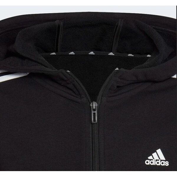 Adidas Bluza adidas Essentials 3 Stripes Full-Zip Hoodie Jr IC3634 12989304 4066752437392