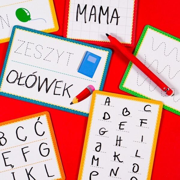 Lisciani Zestaw Montessori Długopis z 32 tabliczkami 12994514 8008324101313