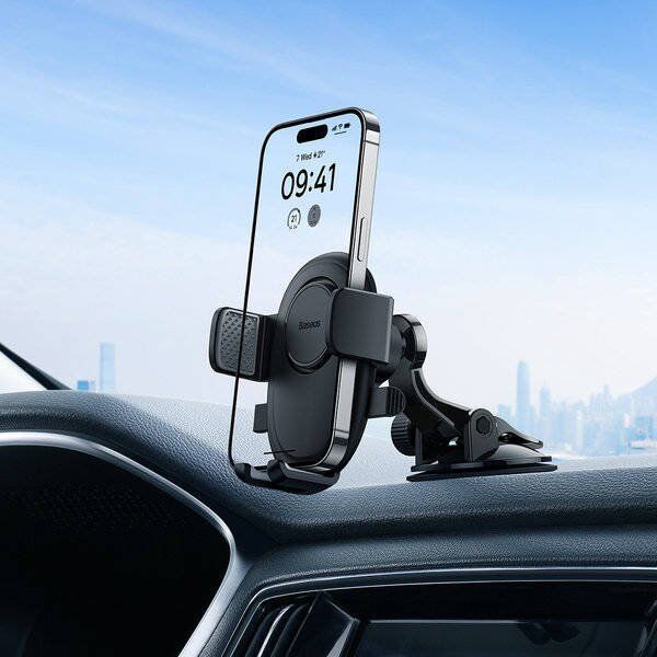 Baseus Uchwyt na telefon Baseus UltraControl Lite Series (Czarny) 12997524 6932172632649