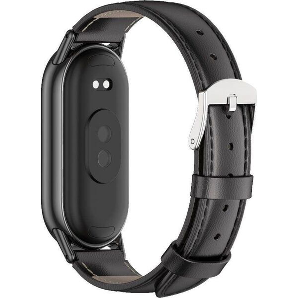 Tech-Protect Etui XIAOMI SMART BAND 8 / 8 NFC Tech-Protect LeatherFit czarne 13001575 9490713935347