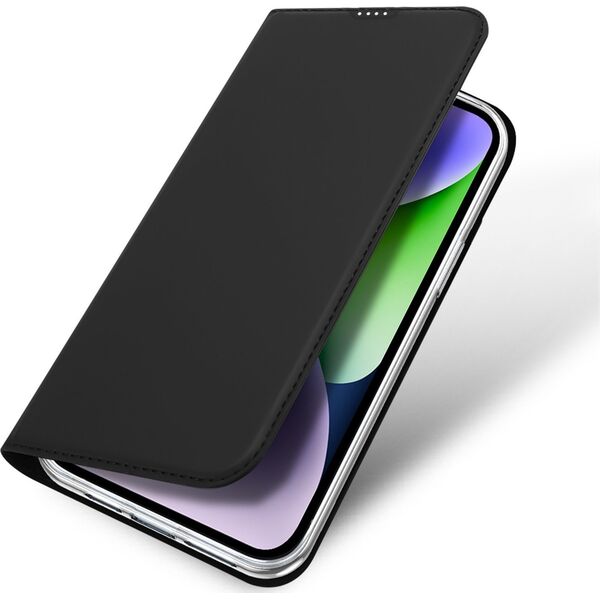 Dux Ducis Etui do iPhone 15 pokrowiec z klapką i portfelem na kartę Dux Ducis Skin Pro - czarne 13001911 6934913025352