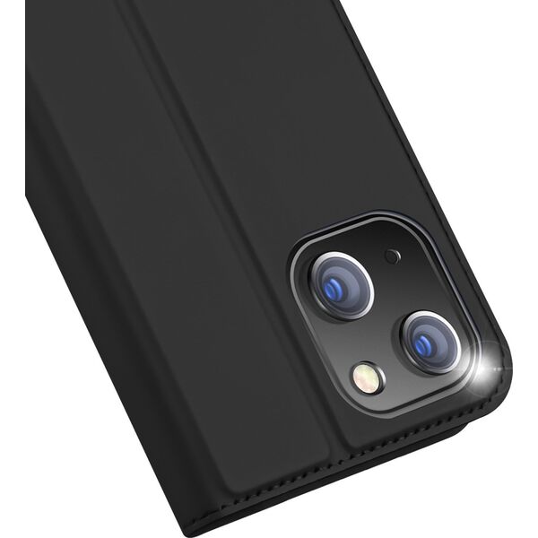 Dux Ducis Etui do iPhone 15 pokrowiec z klapką i portfelem na kartę Dux Ducis Skin Pro - czarne 13001911 6934913025352