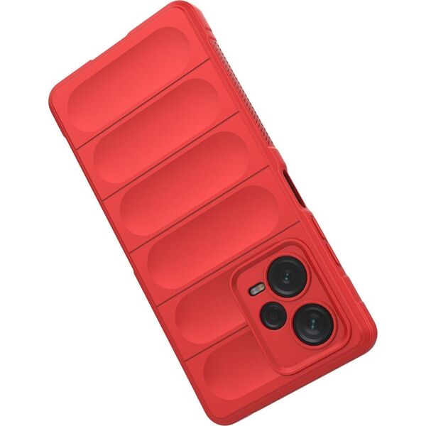 Hurtel Magic Shield Case etui do Xiaomi Redmi Note 12 Pro+ elastyczny pancerny pokrowiec czerwone 13002332 9145576277546