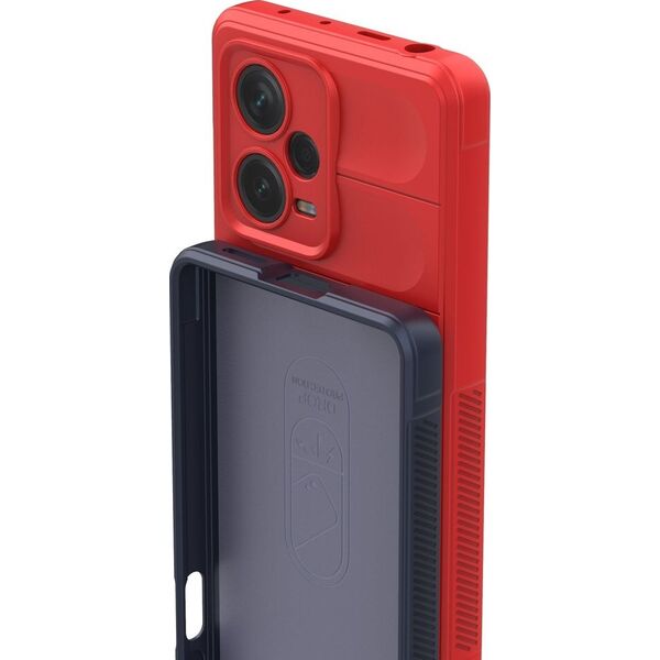 Hurtel Magic Shield Case etui do Xiaomi Redmi Note 12 Pro+ elastyczny pancerny pokrowiec czerwone 13002332 9145576277546