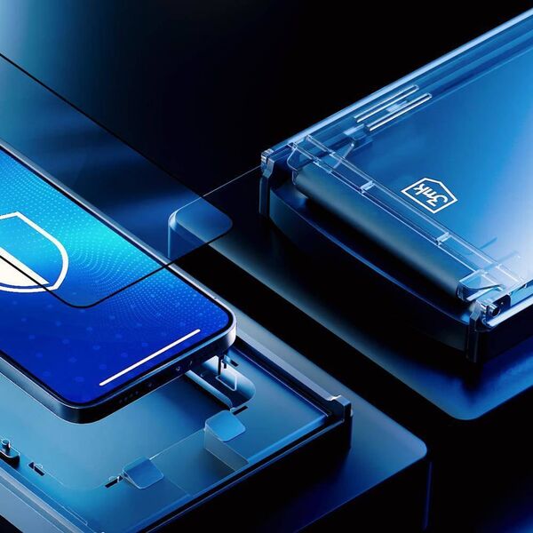 3MK Szkło Hartowane 5D IPHONE 12 / 12 PRO 3MK VibyGlass czarne 13010936 5903108520867