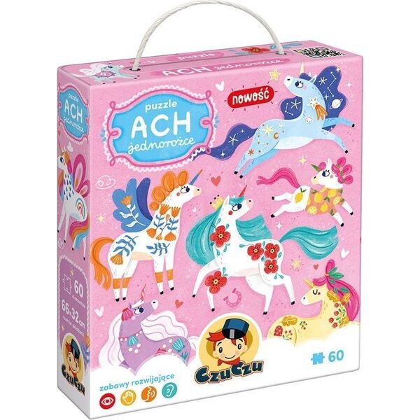 Czuczu Puzzle 60 element?w Ach Jednoro?ce 13011121 5902983492405