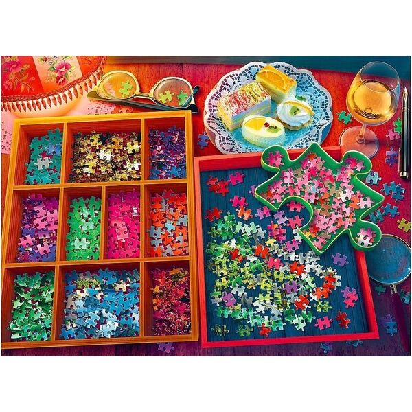 Trefl Puzzle 3000 element?w Wiecz?r z puzzlami 13011506 5900511330793