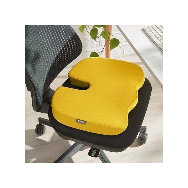 Leitz Poduszka na krzesło Leitz Ergo Cosy Żółta 13011622 4002432129553