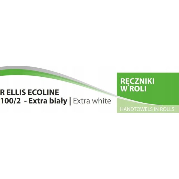 Ellis Ręcznik w rolce Ellis 100m 2w makulatura białe (6) 13013623 5900848003063
