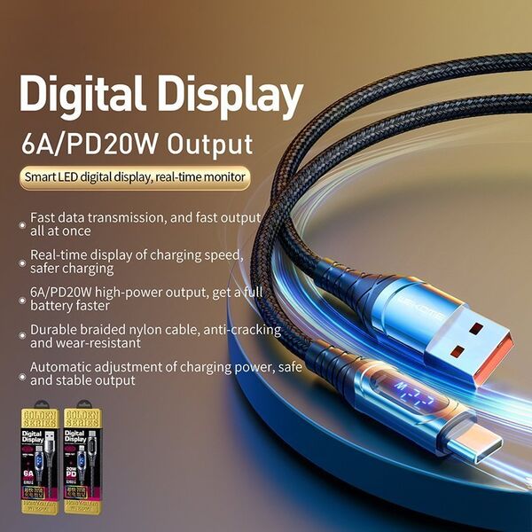 Kabel USB Wekome USB-C - Lightning 1 m Czarny (WK-WDC-167) 13026876 6941027630419