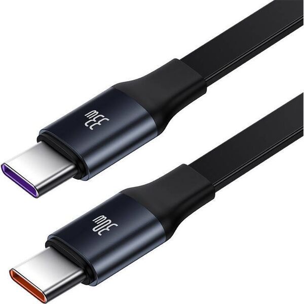 Ładowarka Baseus Ładowarka samochodowa Baseus Enjoyment z kablami USB-C, 33W (czarna) 13035288 6932172629267