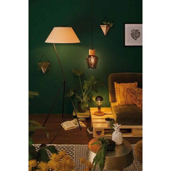 Lampa podłogowa Paulmann Lampa podłogowa NARVE E27 max.1x60W 230V beżowy / czarny / tkanina / metal 13037497 4000870797242