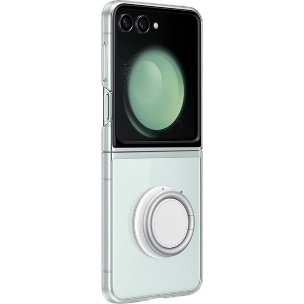Samsung Etui Samsung EF-XF73KKTEGWW Z Flip5 F731 przezroczysty/transparent Starter Pack + ładowarka TA800 13037894 8806095209975