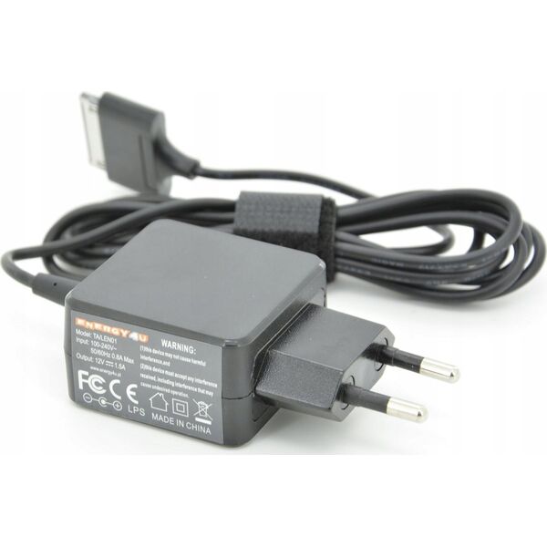 Zasilacz do laptopa Energy4U Energy4U TA/LEN01 12V / 1,5A (34-pin) 18W, zasilacz do Lenovo IdeaPad A1, K1, S1 13040421 5901571082479