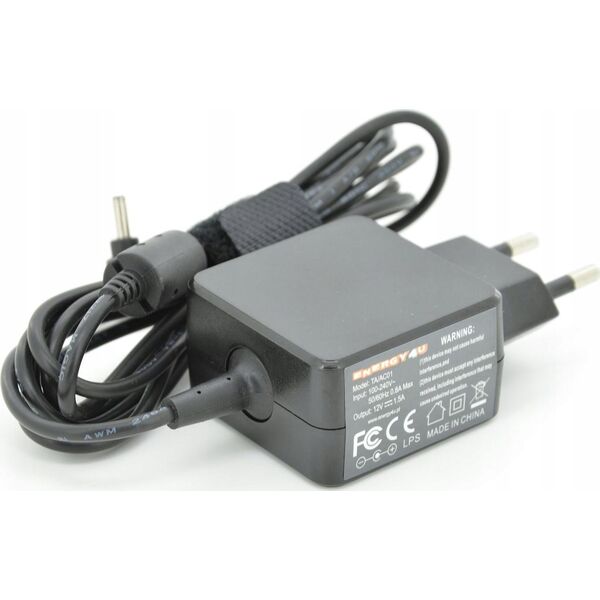 Ładowarka Energy4U Energy4U TA/AC01 12V / 1,5A (3.0x1.0mm) 18W, zasilacz do tabletu Acer Iconia (A100, A200, A500, W3) 13040552 5901571082417
