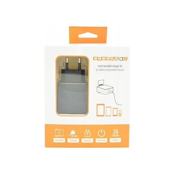 Ładowarka Energy4U Energy4U TA/AS02 15V / 1,2A (40-pin) 18W, zasilacz do Asus TF101, TF300, TF700 13040561 5901571082448