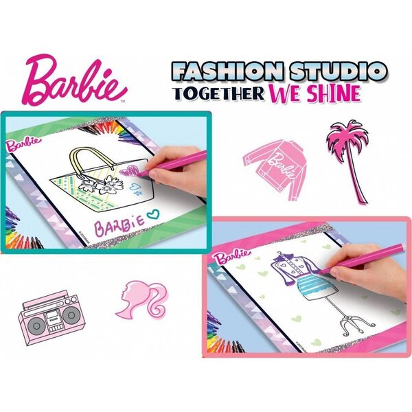 Lisciani LISCIANI BARBIE SKETCH BOOK TOGETHER FASHION STUDIO 13048238 9788833512808
