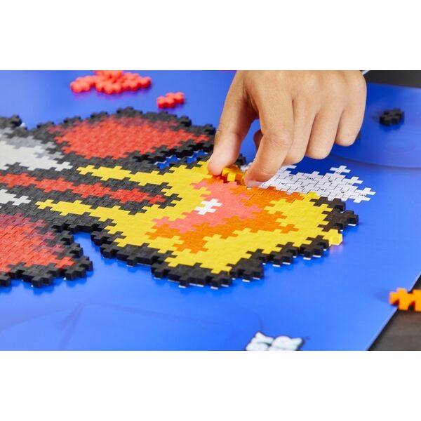 Plus Plus PLUS-PLUS PUZZLE BY NUMBER RAKIETA - 500 ELEMENTÓW 13048292 5710409107594