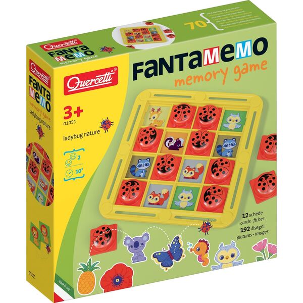Quercetti QUERCETTI FANTAMEMO BIEDRONKA 13048297 8007905010518