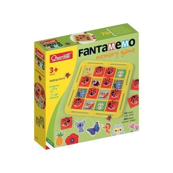 Quercetti QUERCETTI FANTAMEMO BIEDRONKA 13048297 8007905010518