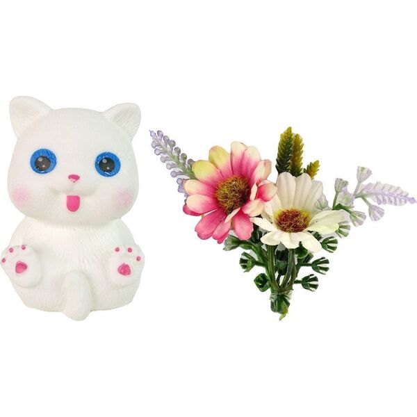 LeanToys Lalka Dla Dzieci Emily Długie Włosy Biały Kotek 13053162 5905679070000