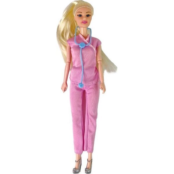 LeanToys Lalka Dla Dzieci Lekarz Długie Włosy Akcesoria 13053185 5905679072561