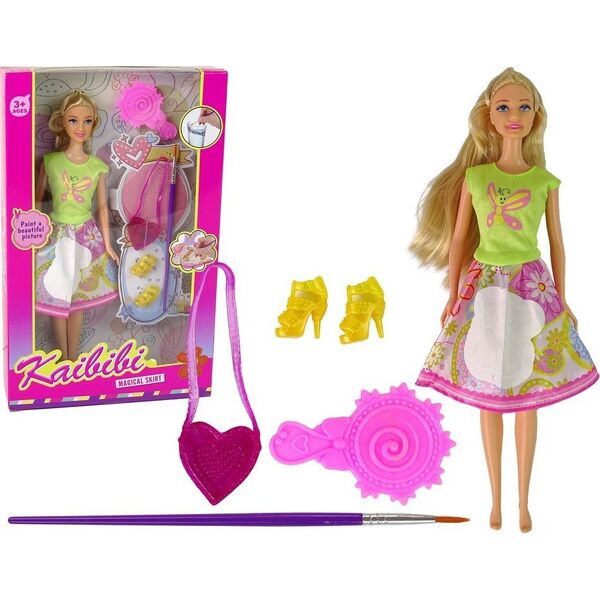 LeanToys Lalka Długie Włosy Malowanie Sukienki 13053235 5905515355629