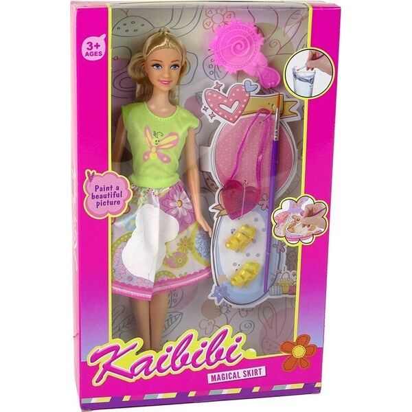LeanToys Lalka Długie Włosy Malowanie Sukienki 13053235 5905515355629