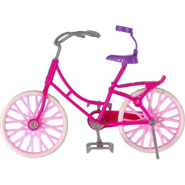 LeanToys Lalka na Rowerze Plastikowa Różowa 13053236 5905515355568