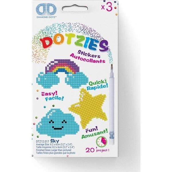 DIAMOND DOTZ DIAMOND DOTZ SKY- 3PAK NAKLEJKI 13057043 4897073245850