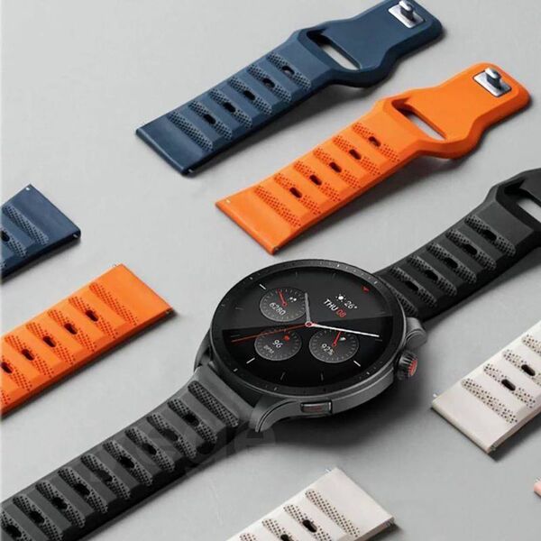 Tech-Protect Pasek do SAMSUNG GALAXY WATCH 4 / 5 / 5 PRO (40 / 42 / 44 / 45 / 46 MM) Tech-Protect Iconband Line granatowe 13059799 9490713936092