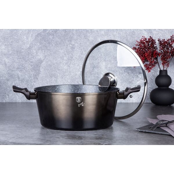 Berlinger Haus GARNEK GRANITOWY 28cm BERLINGERHAUS BH-6606 SHINY BLACK 13060837 5999108415166