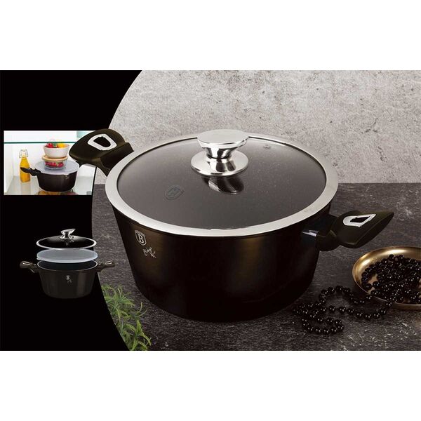 Berlinger Haus GARNEK GRANITOWY 28cm BERLINGERHAUS BH-6606 SHINY BLACK 13060837 5999108415166