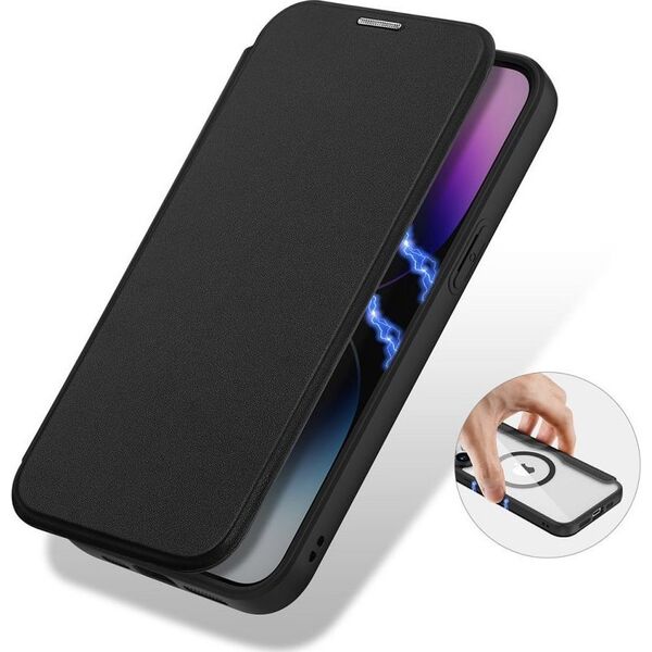 DUXDUCIS Etui Dux Ducis Skin X Pro MagSafe Apple iPhone 15 Pro czarny 13087030 6934913025239