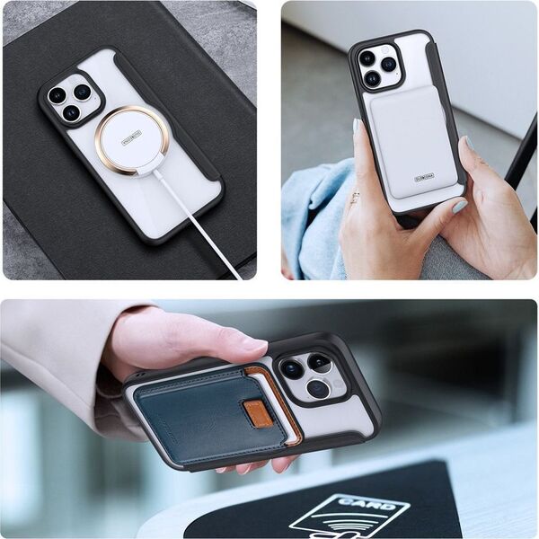 DUXDUCIS Etui Dux Ducis Skin X Pro MagSafe Apple iPhone 15 Pro czarny 13087030 6934913025239