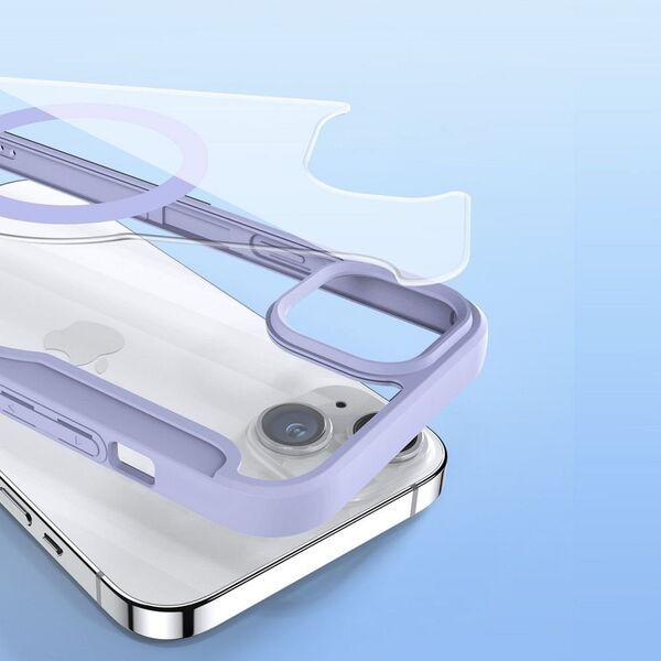 DUXDUCIS Etui Dux Ducis Skin X Pro MagSafe Apple iPhone 15 Plus fioletowy 13087031 6934913025222