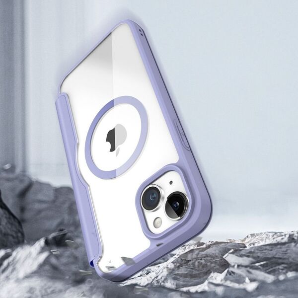 DUXDUCIS Etui Dux Ducis Skin X Pro MagSafe Apple iPhone 15 Plus fioletowy 13087031 6934913025222