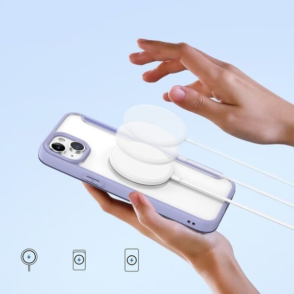 DUXDUCIS Etui Dux Ducis Skin X Pro MagSafe Apple iPhone 15 Plus fioletowy 13087031 6934913025222