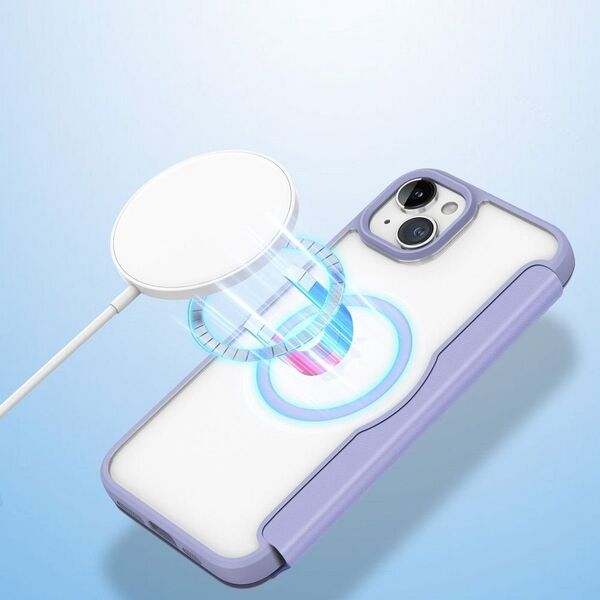 DUXDUCIS Etui Dux Ducis Skin X Pro MagSafe Apple iPhone 15 Plus fioletowy 13087031 6934913025222