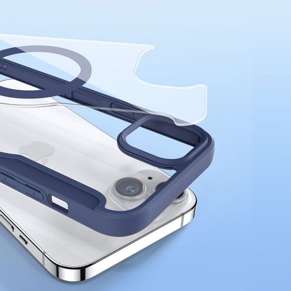 DUXDUCIS Etui Dux Ducis Skin X Pro MagSafe Apple iPhone 15 Plus niebieski 13087032 6934913025215