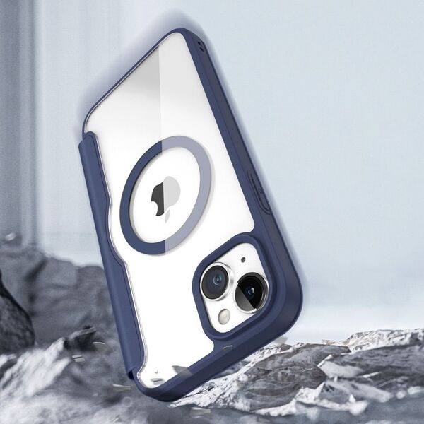 DUXDUCIS Etui Dux Ducis Skin X Pro MagSafe Apple iPhone 15 Plus niebieski 13087032 6934913025215