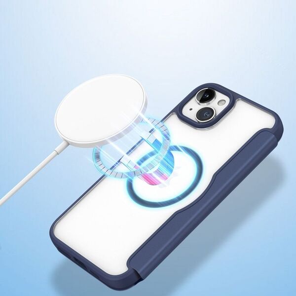 DUXDUCIS Etui Dux Ducis Skin X Pro MagSafe Apple iPhone 15 Plus niebieski 13087032 6934913025215