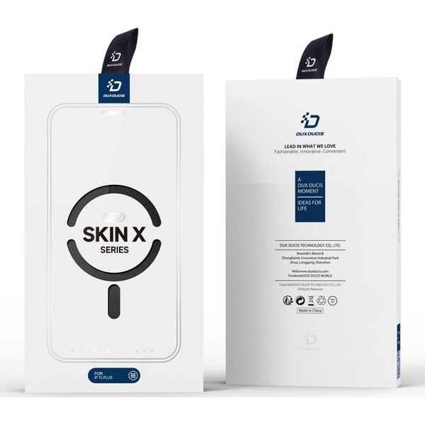 DUXDUCIS Etui Dux Ducis Skin X Pro MagSafe Apple iPhone 15 Plus czarny 13087033 6934913025208