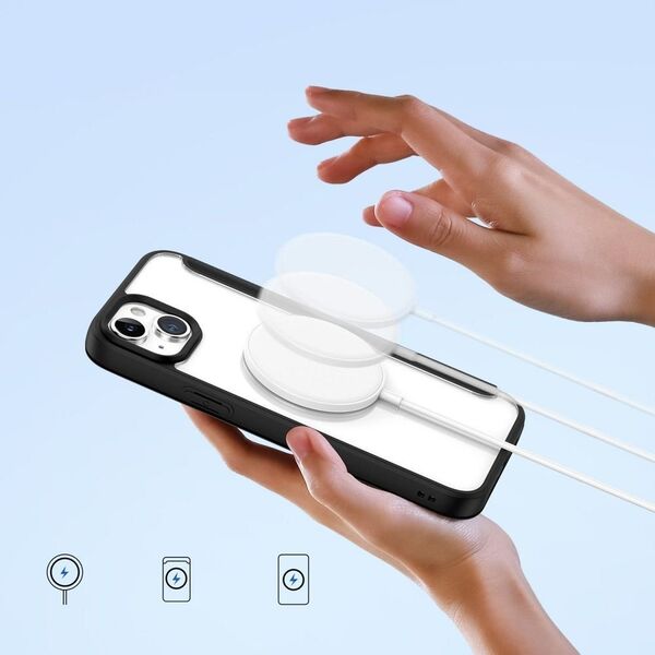DUXDUCIS Etui Dux Ducis Skin X Pro MagSafe Apple iPhone 15 Plus czarny 13087033 6934913025208