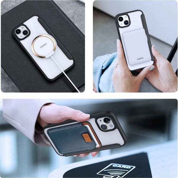 DUXDUCIS Etui Dux Ducis Skin X Pro MagSafe Apple iPhone 15 Plus czarny 13087033 6934913025208