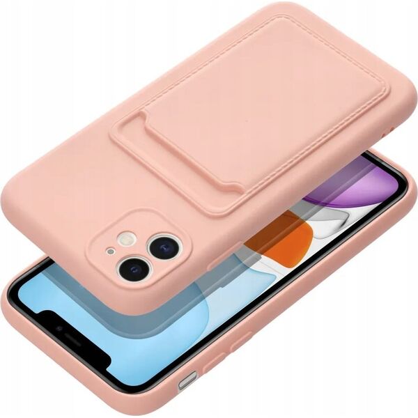 OEM Futerał CARD CASE do IPHONE 11 różowy 13087772 5903396153693